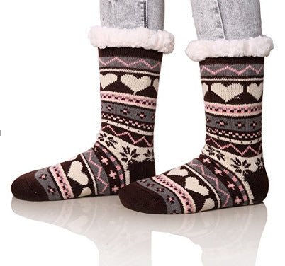 Love striped knit socks