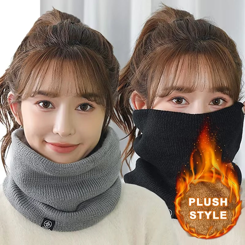 Soft Knitted Neck Warmer Sport Scarf