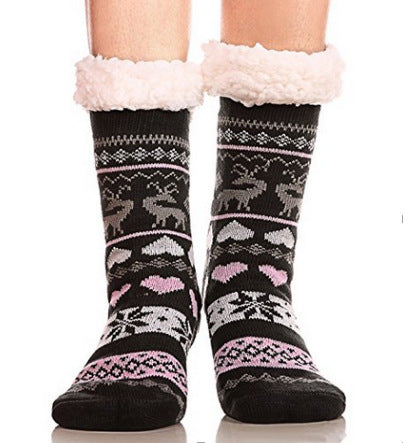 Love striped knit socks