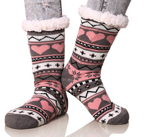 Love striped knit socks
